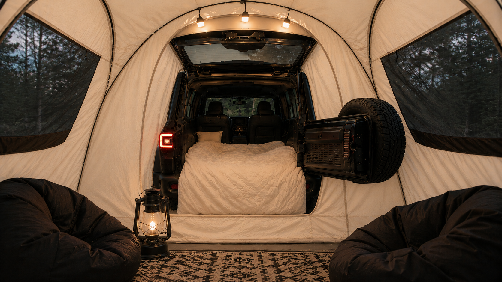 Jeep Wrangler Camping Tent