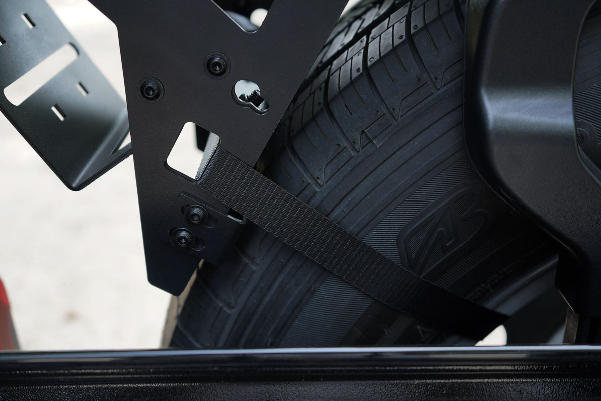 Jeep Wrangler Spare Tire Cargo Rack