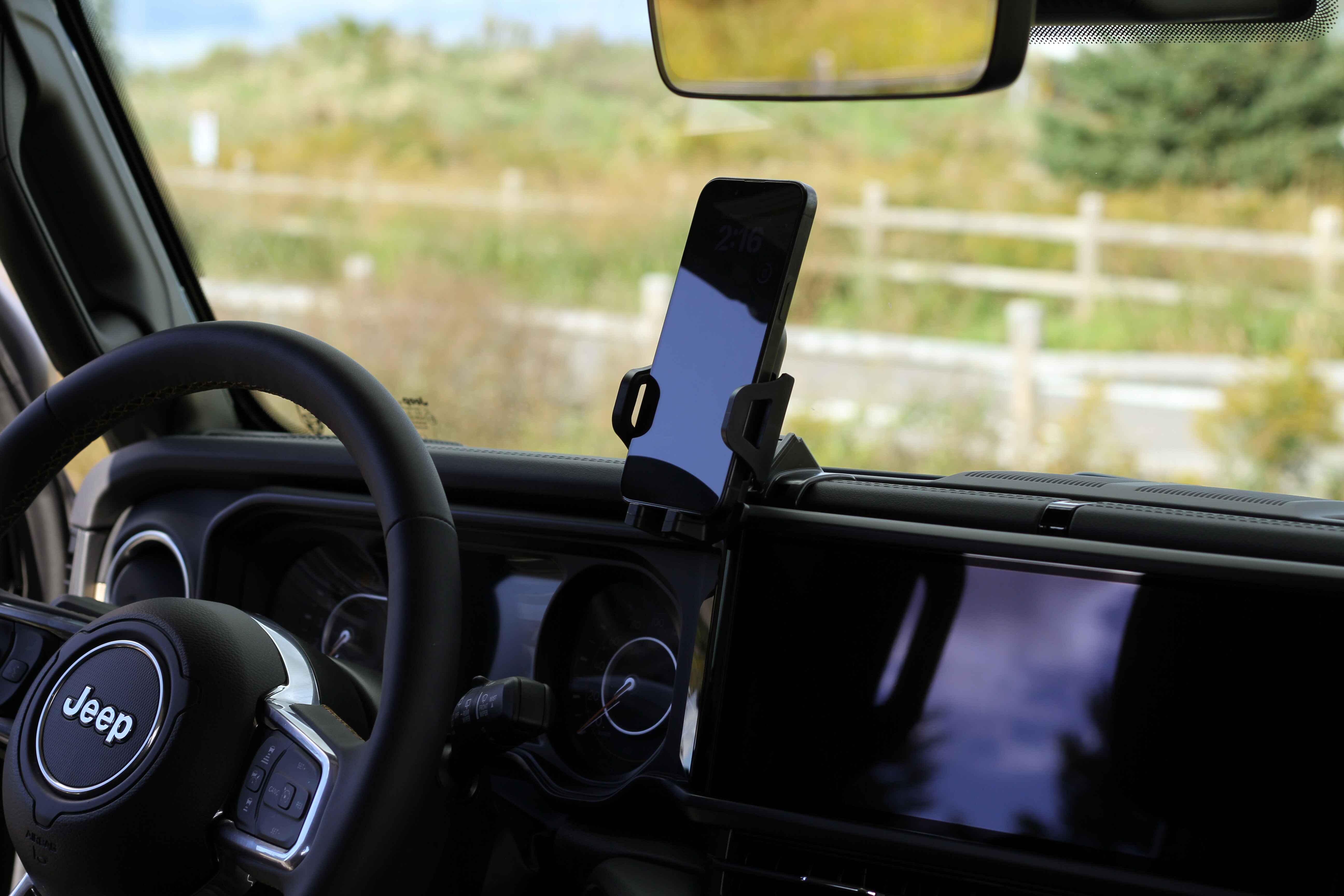 Jeep Wrangler Phone Holder
