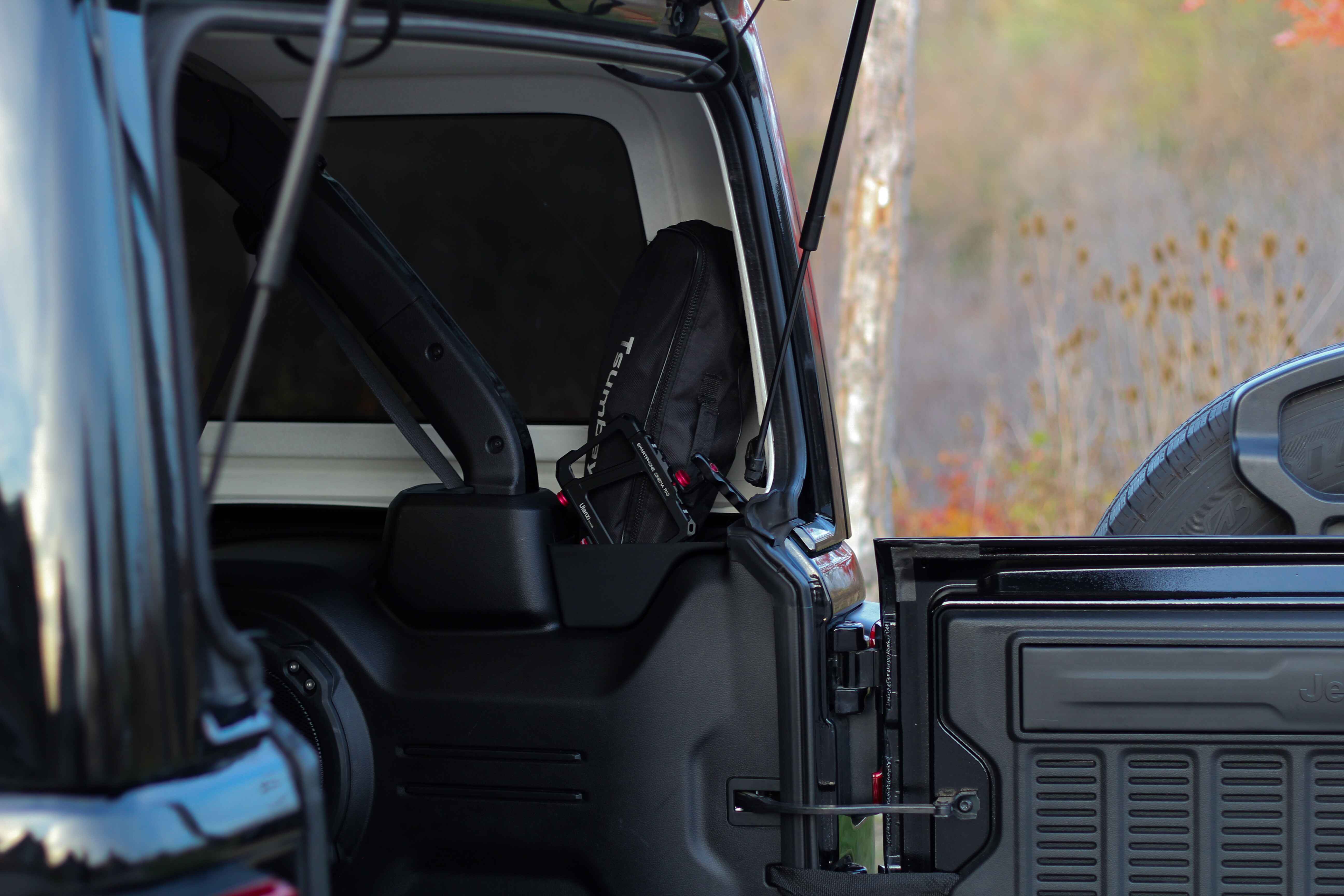 Jeep Wrangler Trunk Storage