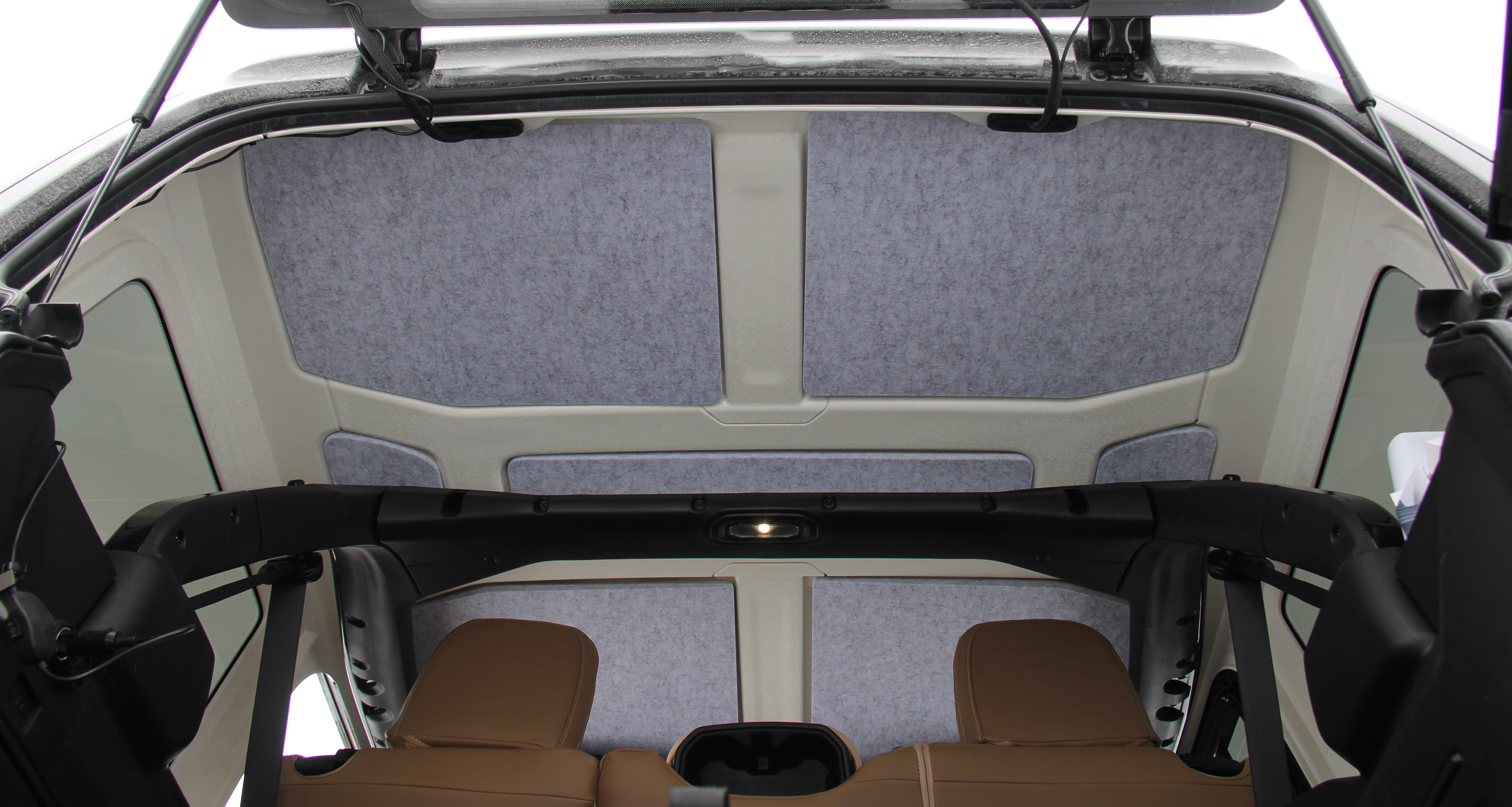 Jeep Wrangler Roof insulation noise reduction temperature control