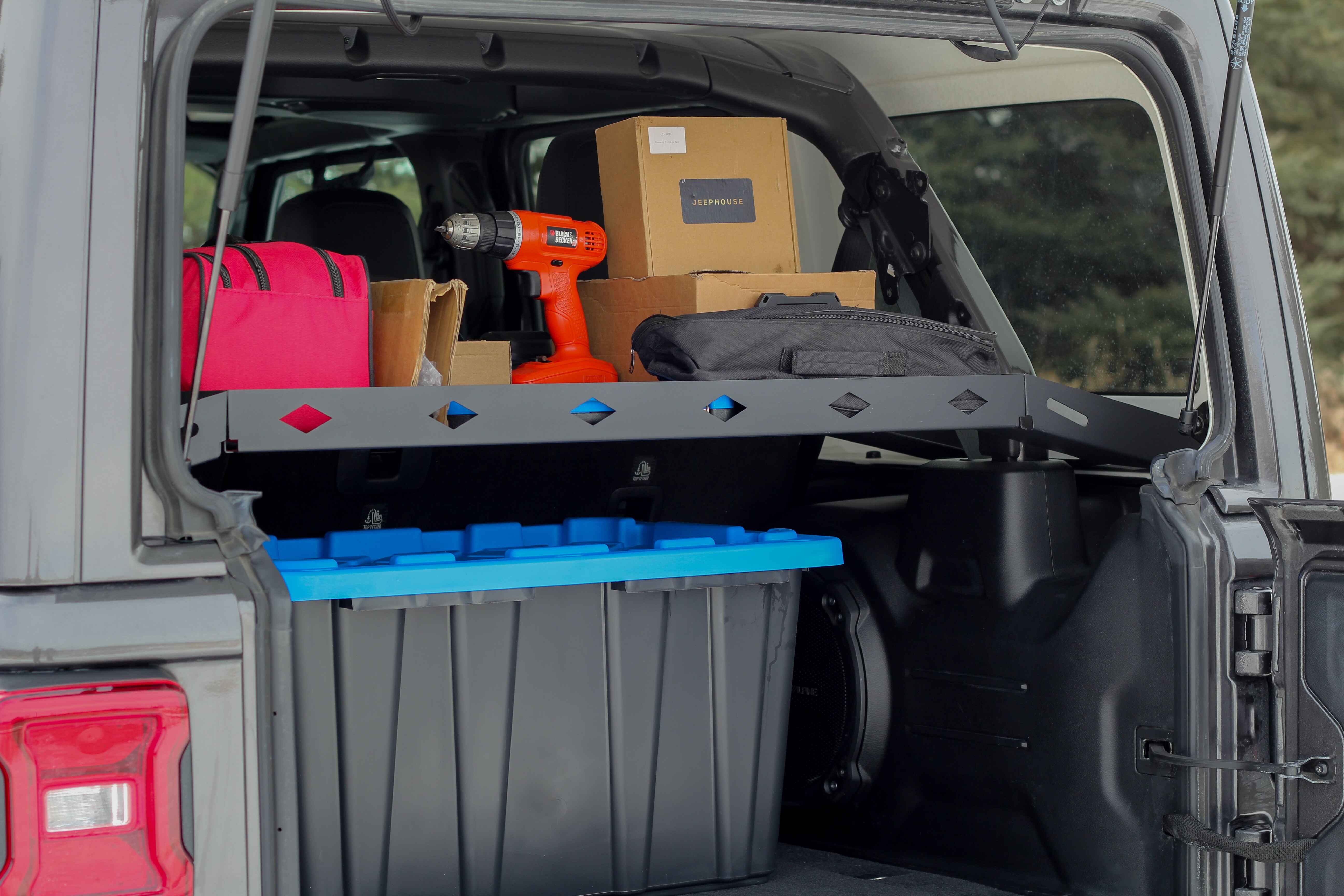 Jeep Wrangler luggage rack