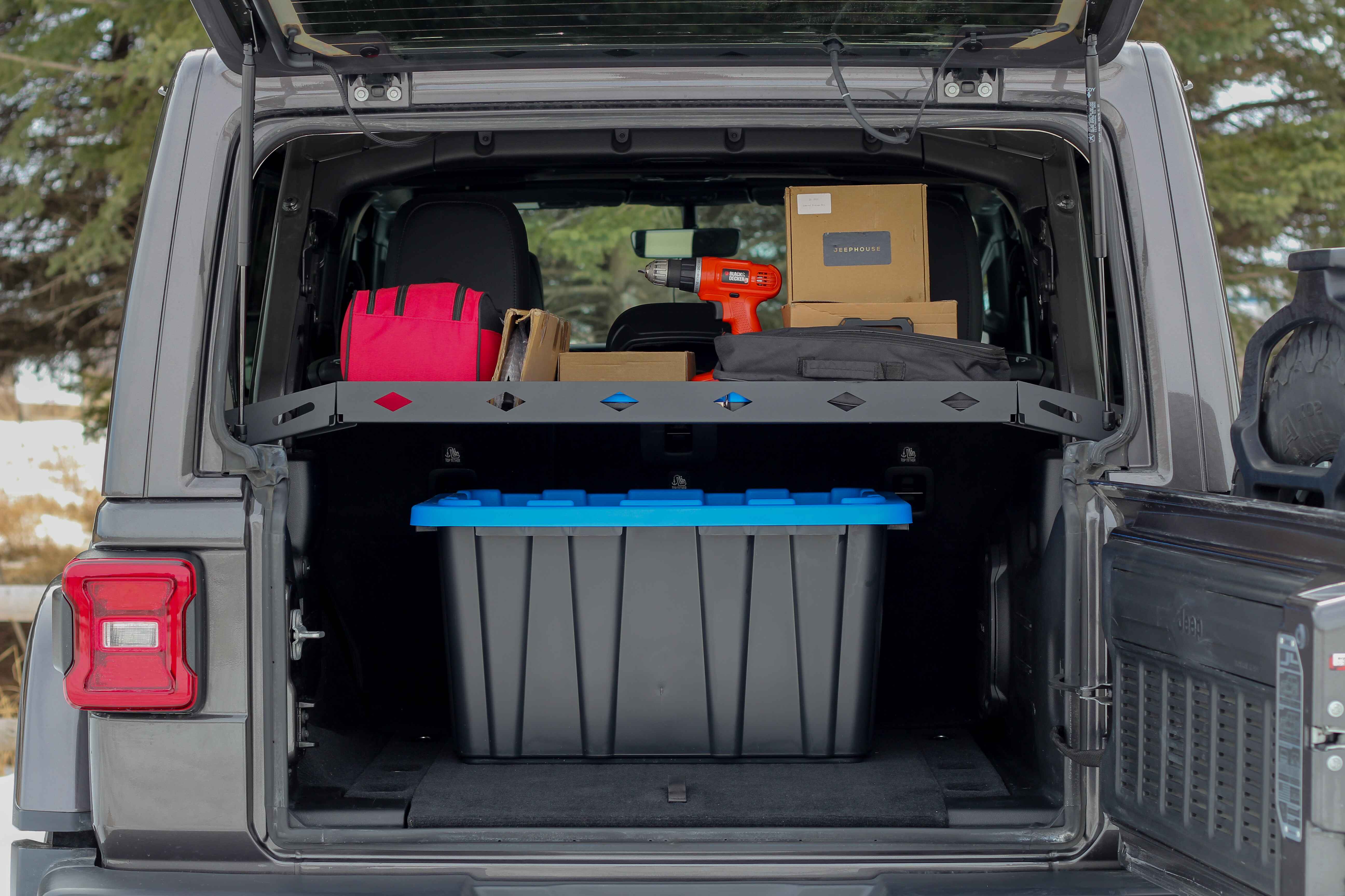 Jeep Wrangler luggage rack