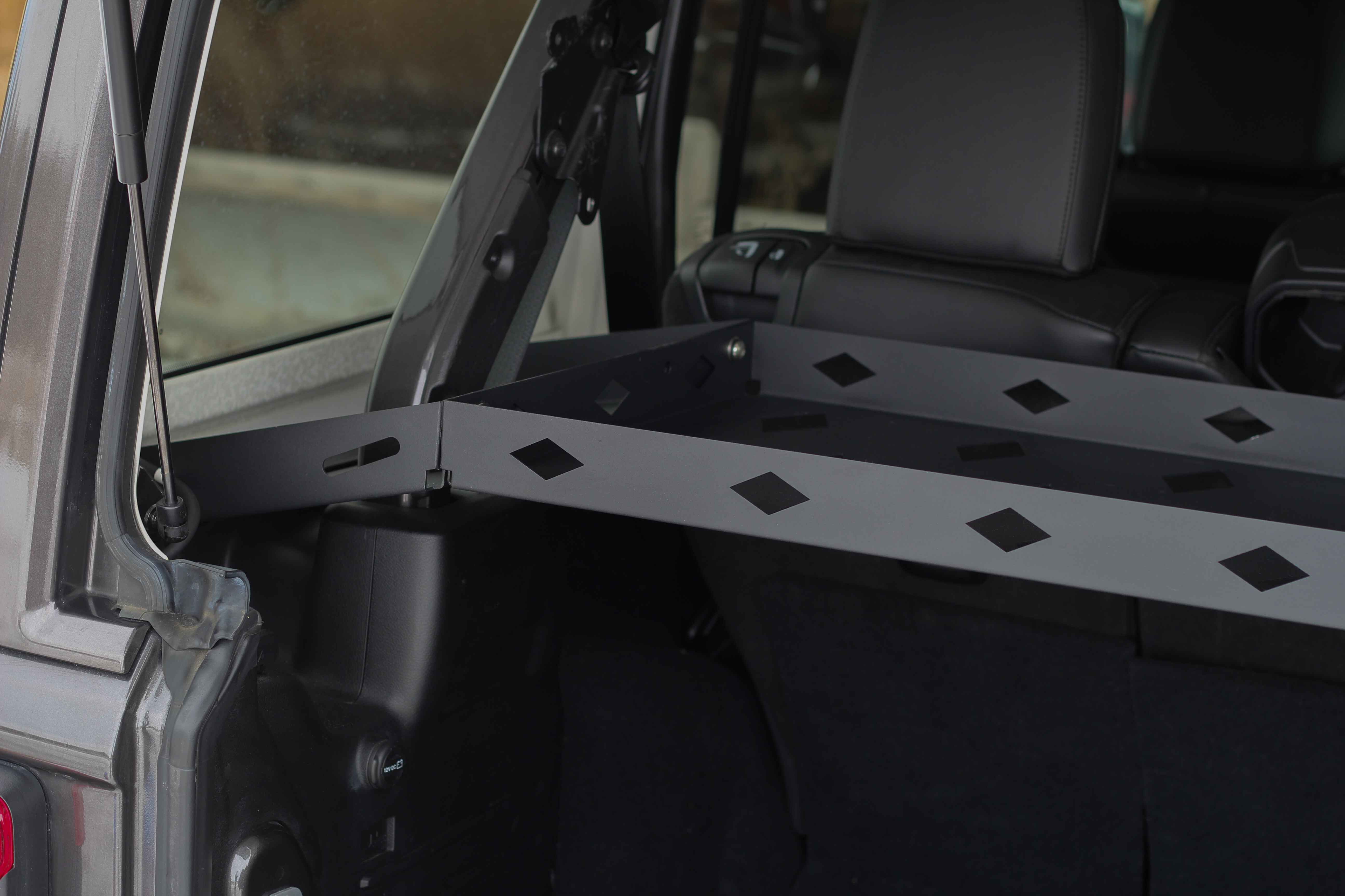 Jeep Wrangler Trunk Rack carbon steel