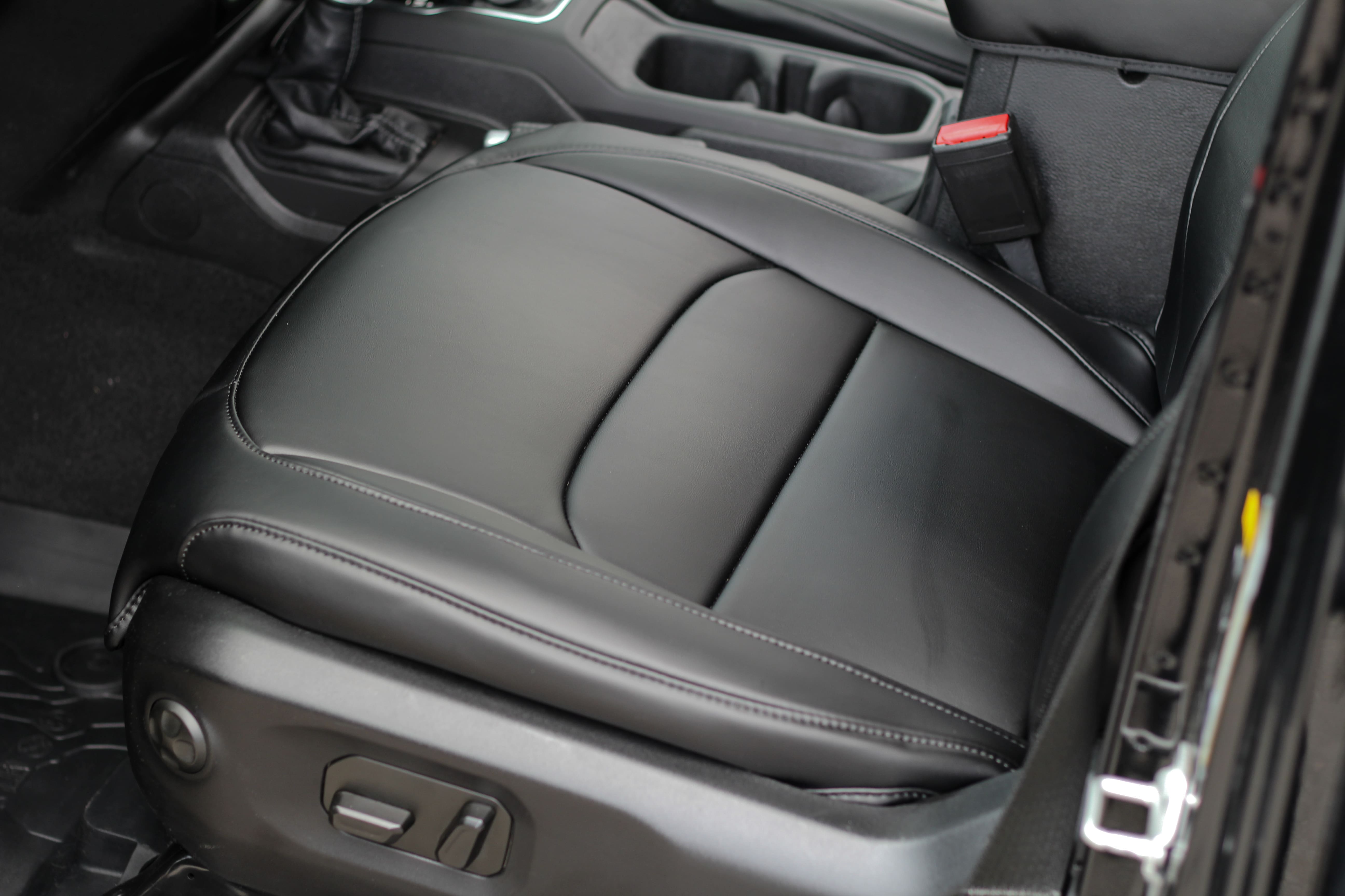 Black Napa Leather Seat Covers Jeep Wrangler JLU