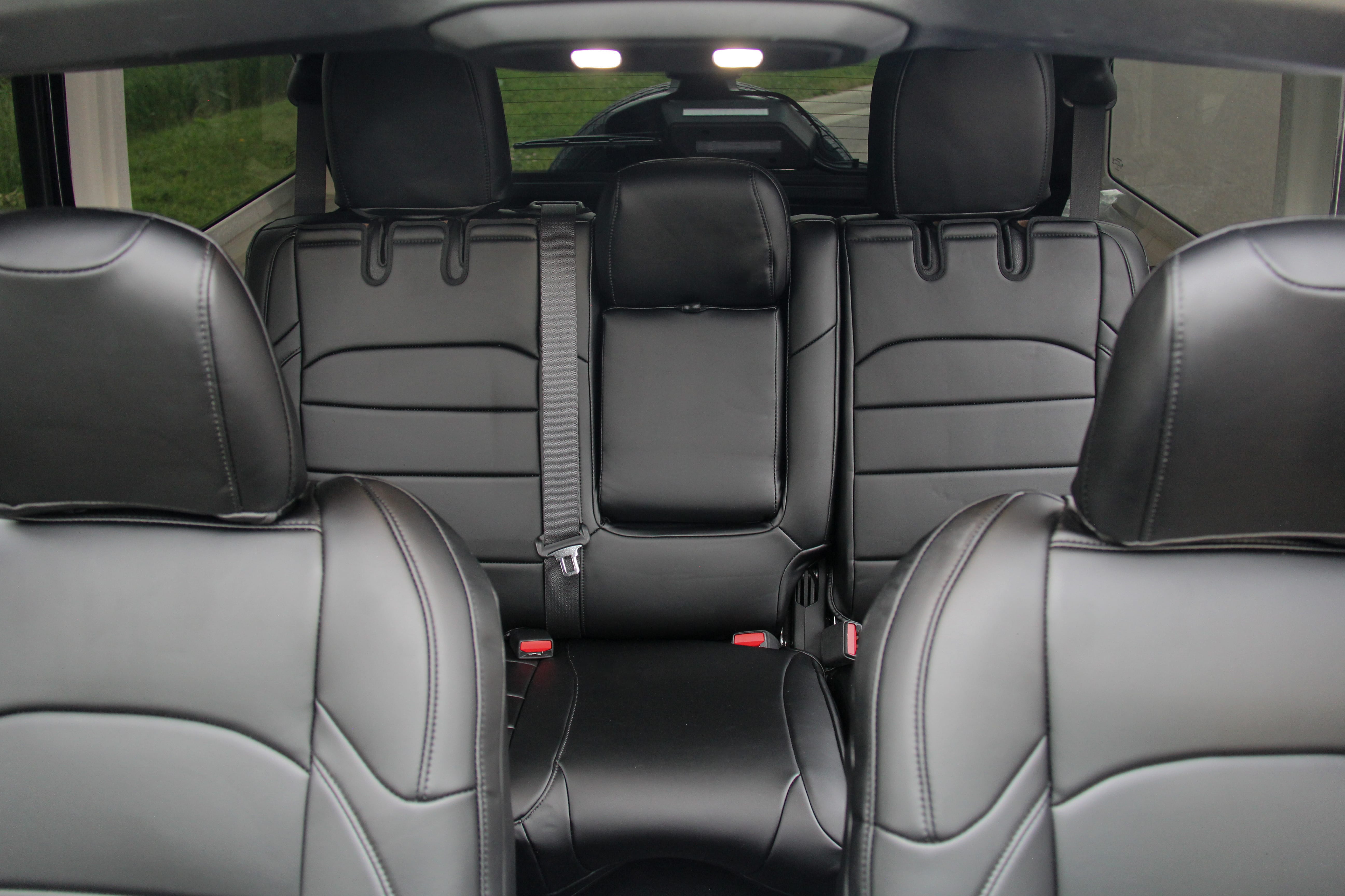 Black Napa Leather Seat Covers Jeep Wrangler JLU