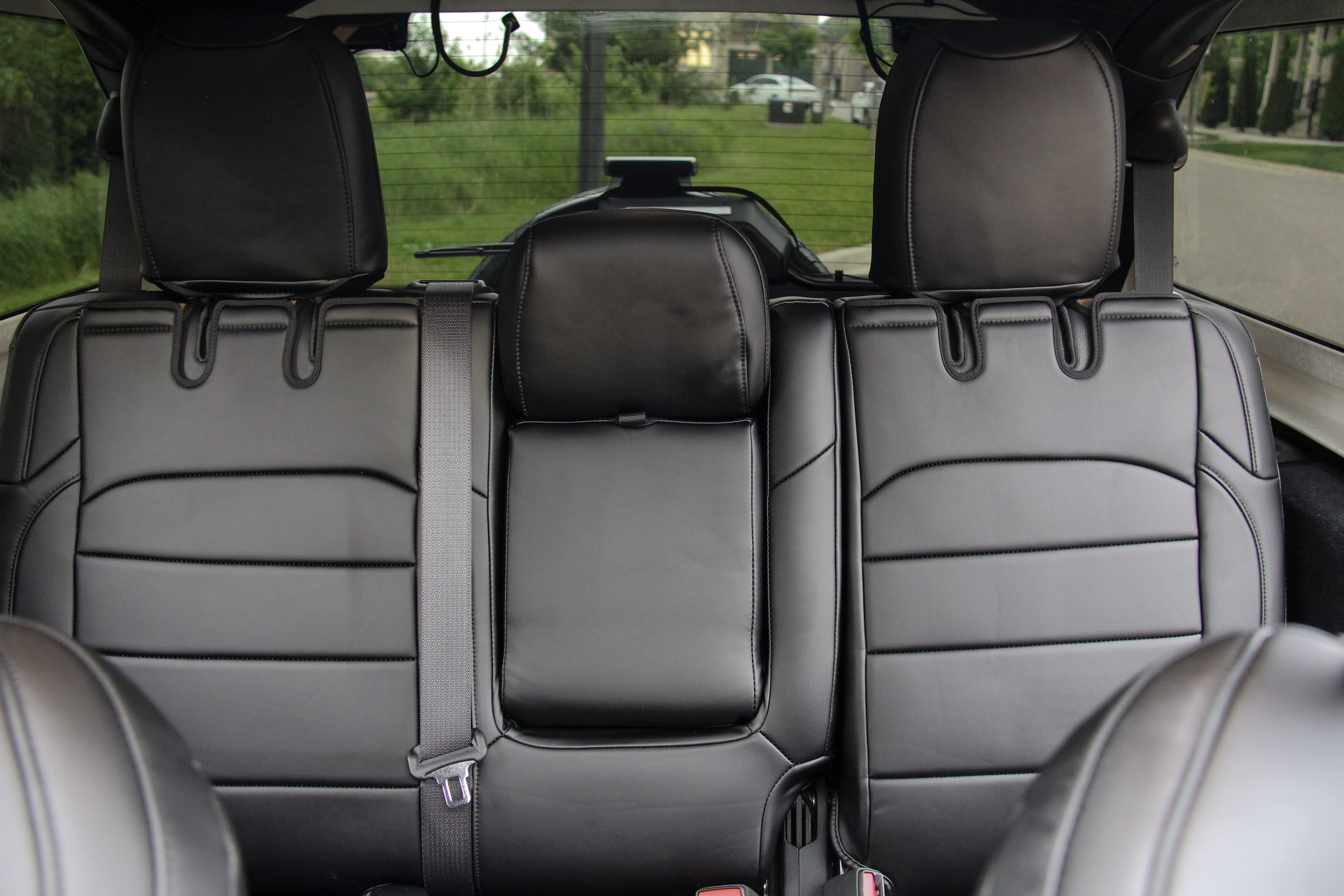 Black Napa Leather Seat Covers Jeep Wrangler JLU