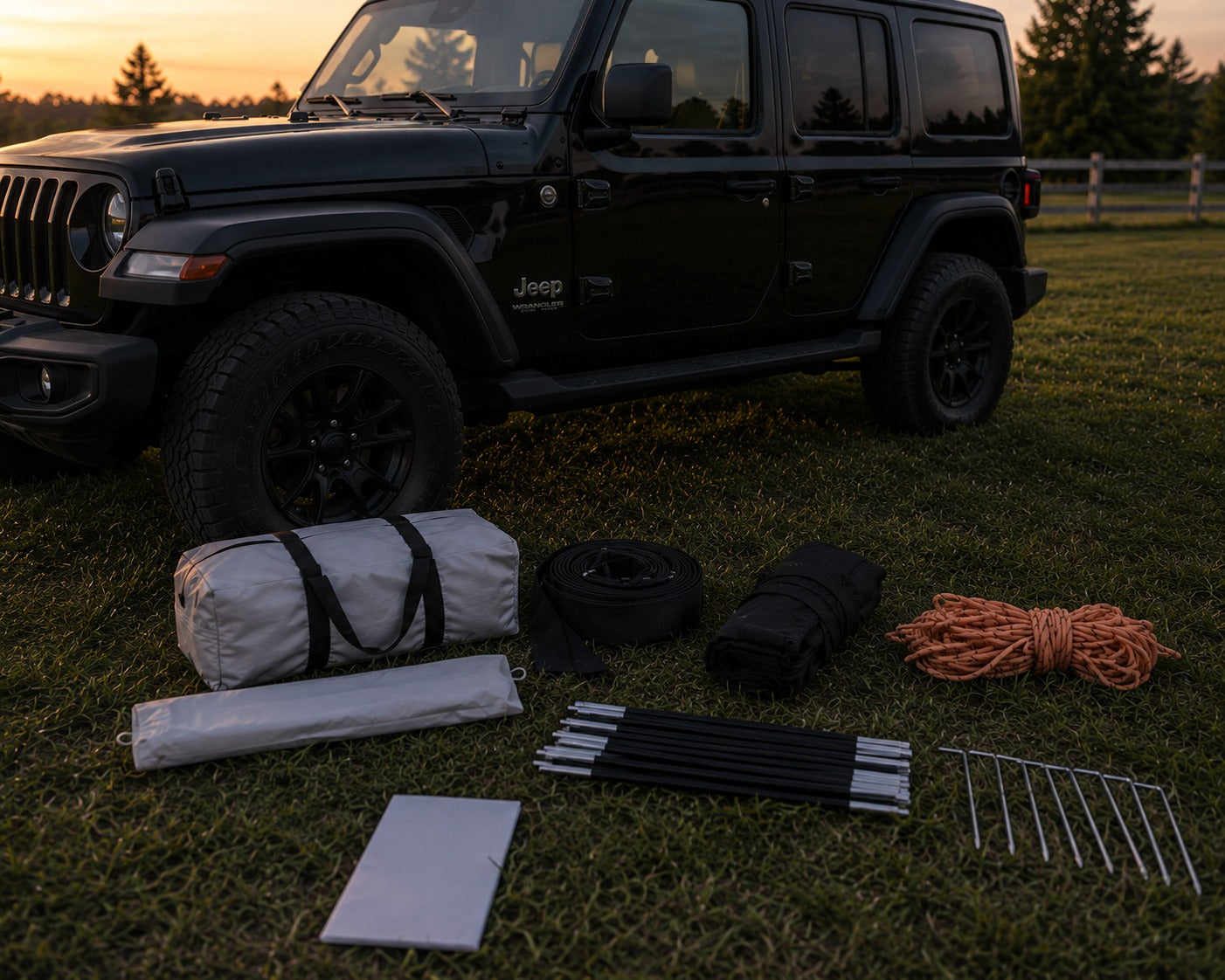 Jeep Wrangler Camping Tent