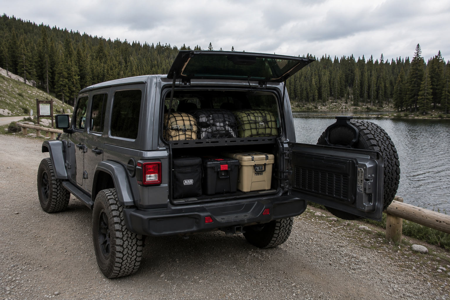 Jeep Wrangler Trunk Cargo Rack | JK & JL (2007-2026)