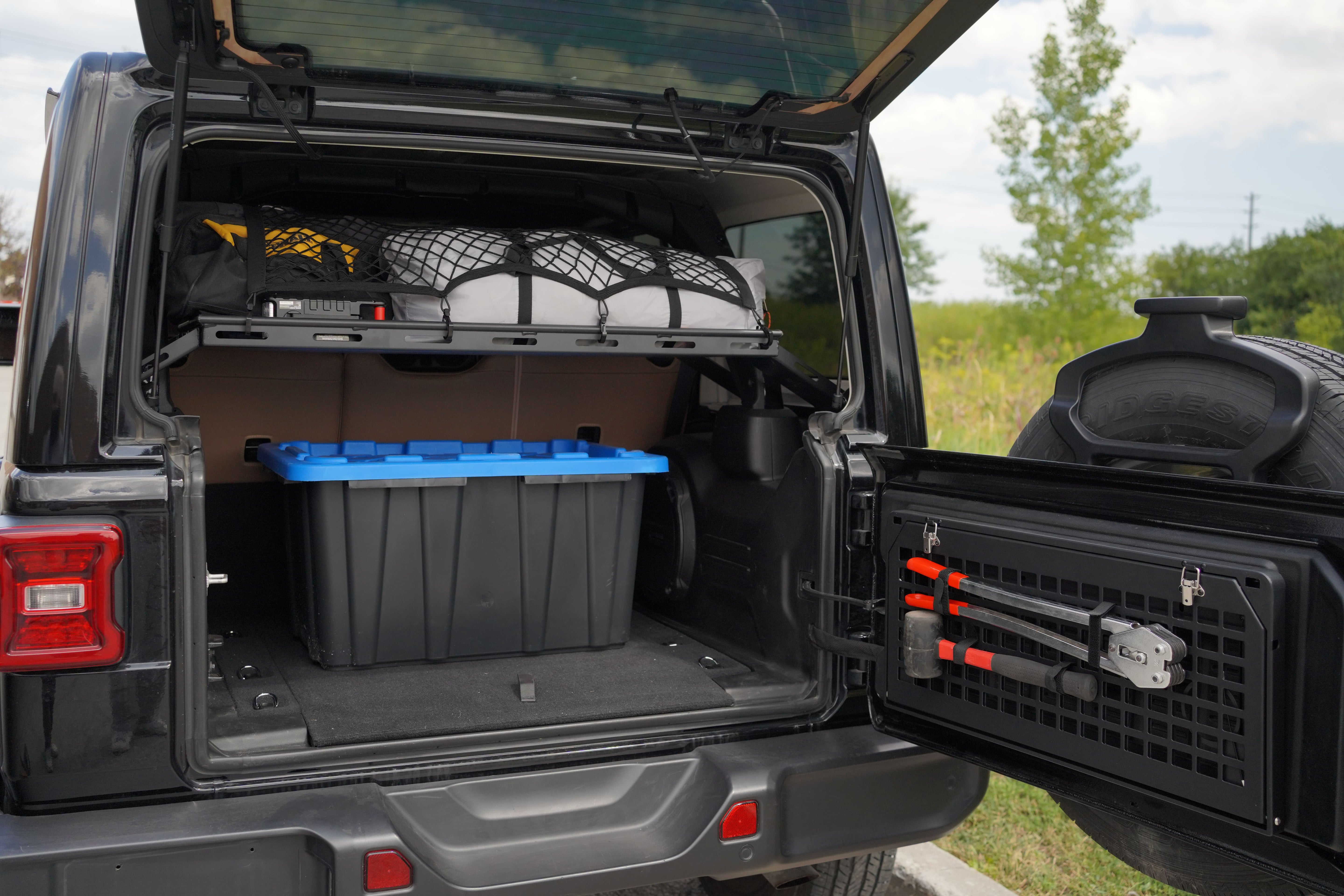 Jeep Wrangler Trunk Rack & Tailgate Table Bundle