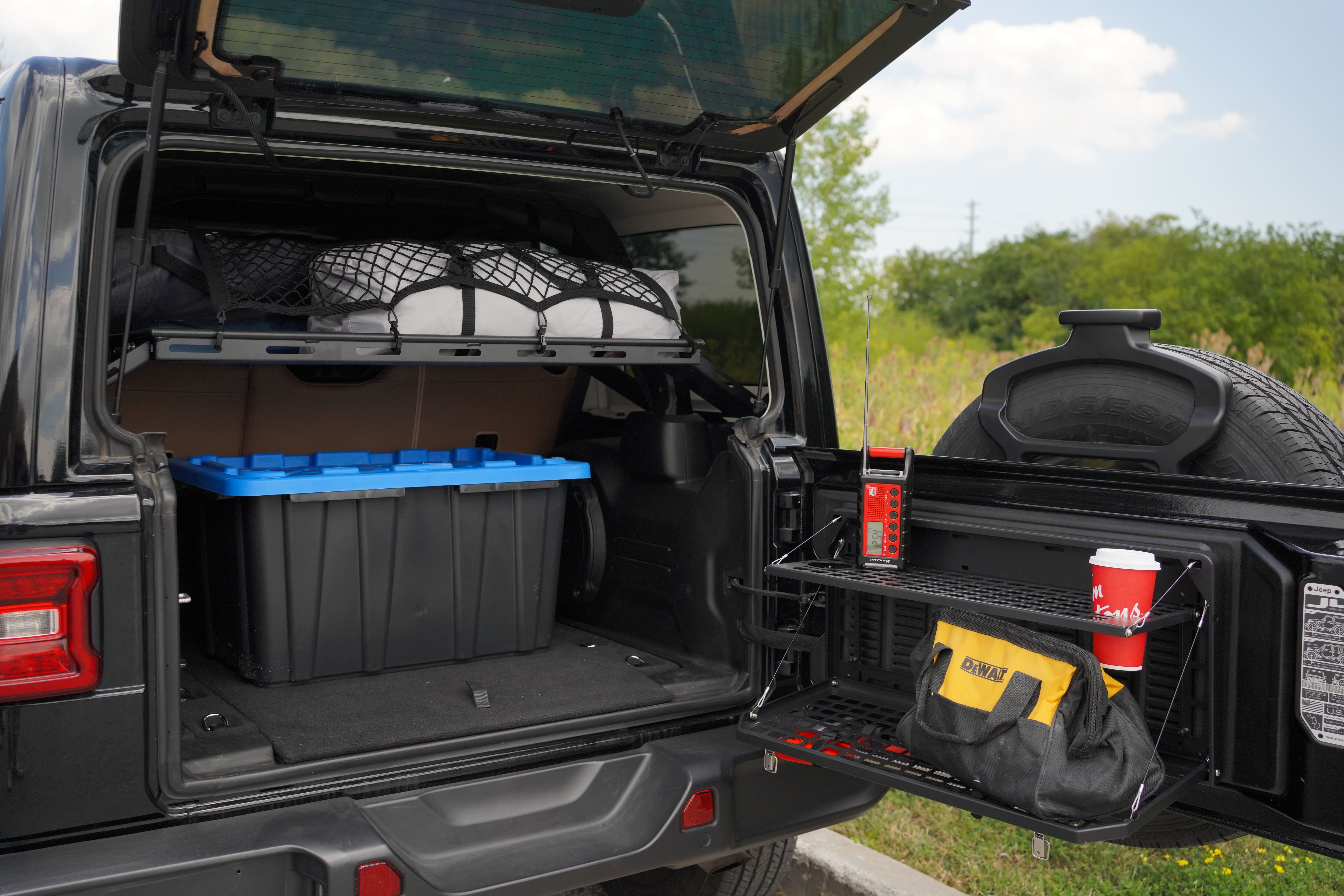 Jeep Wrangler Trunk Rack & Tailgate Table Bundle