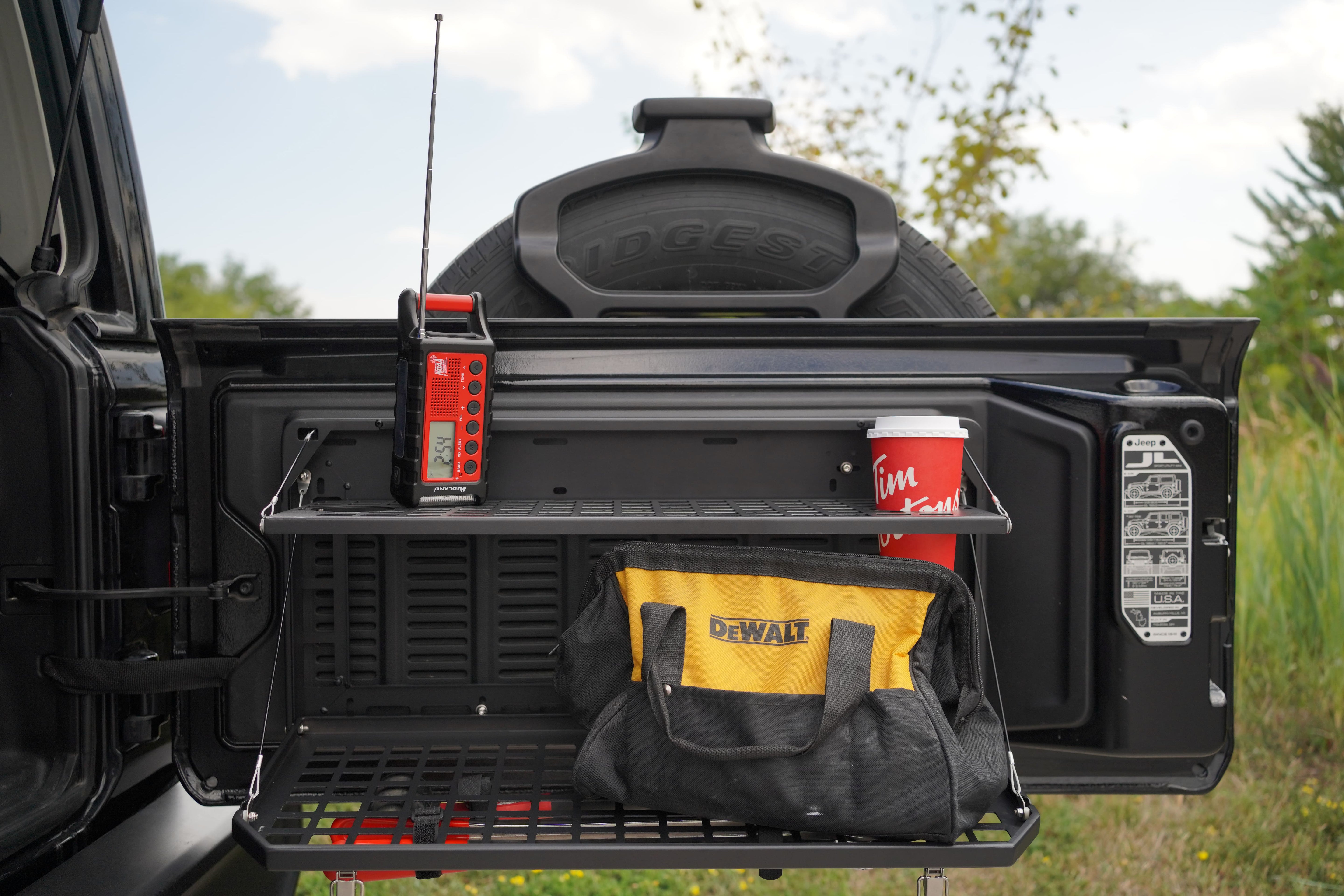 Jeep Wrangler Trunk Rack & Tailgate Table Bundle