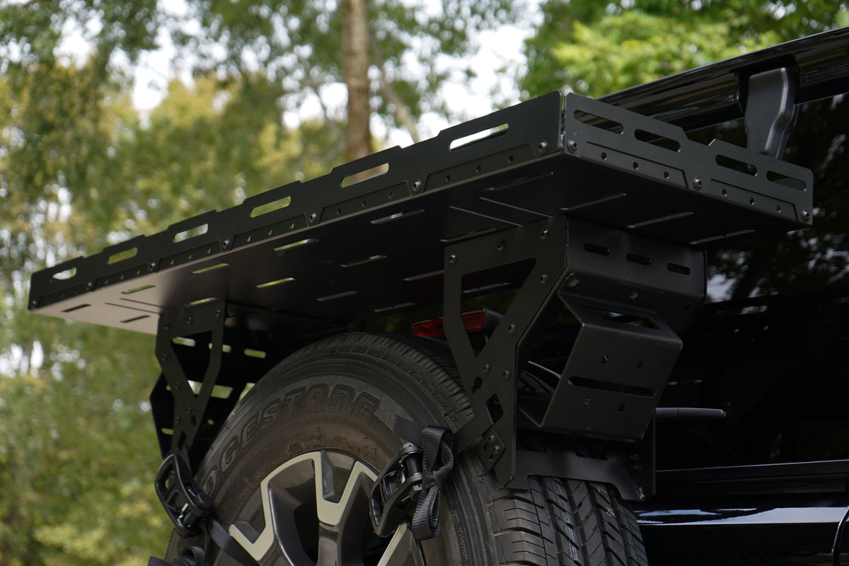 Jeep Wrangler Spare Tire Cargo Rack