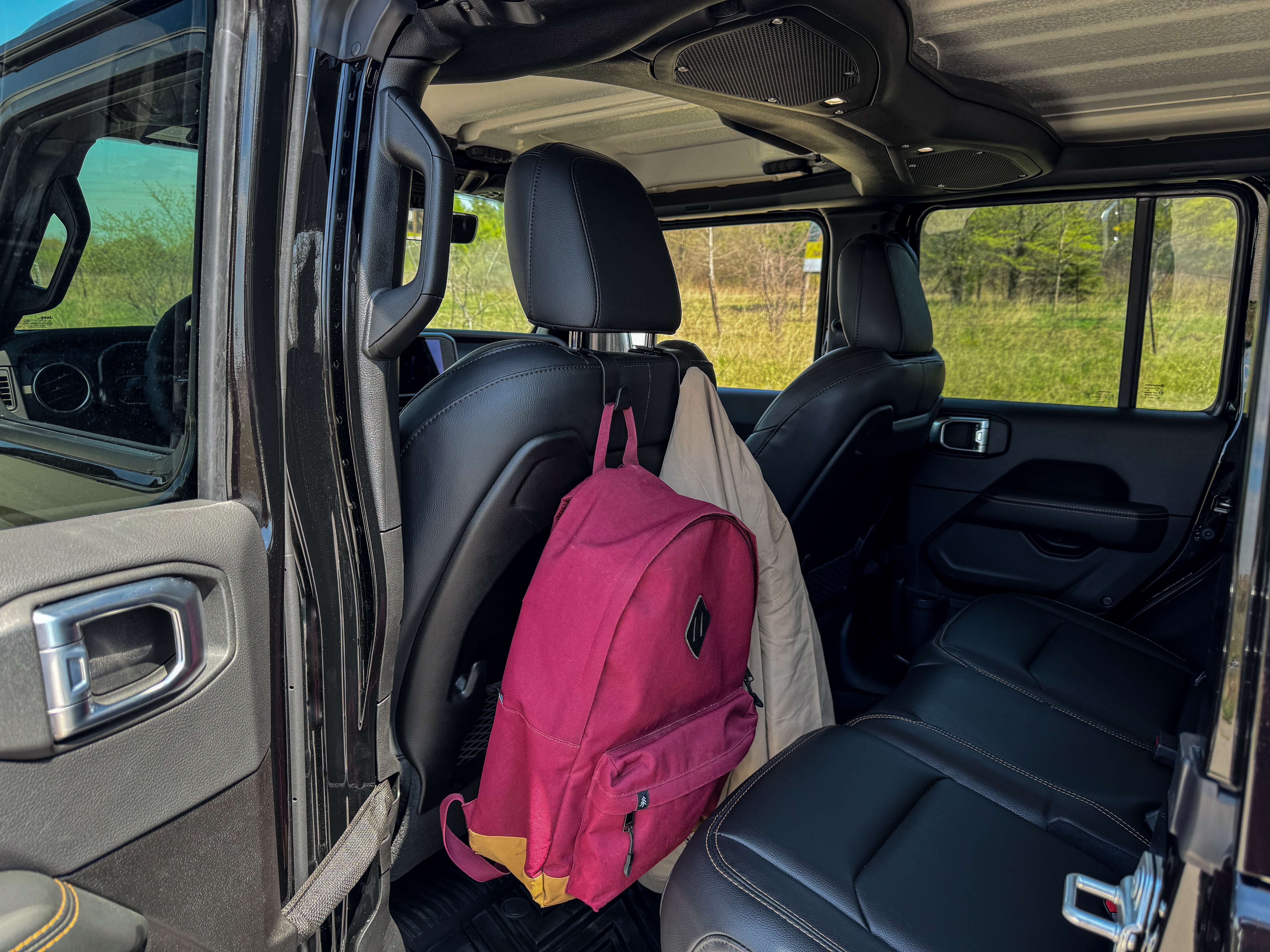 Jeep Seat Hooks