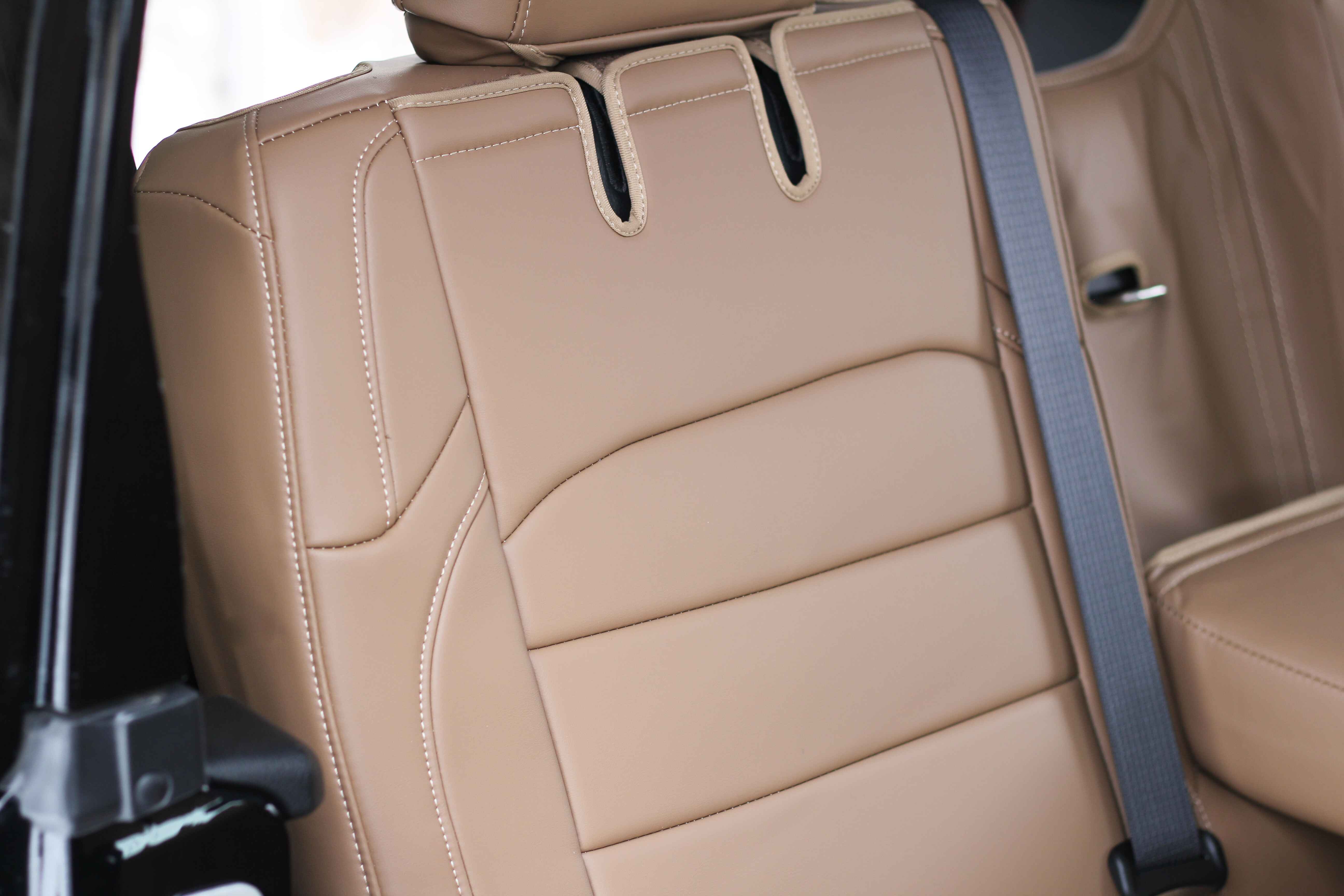 Beige Napa Leather Seat Covers JLU