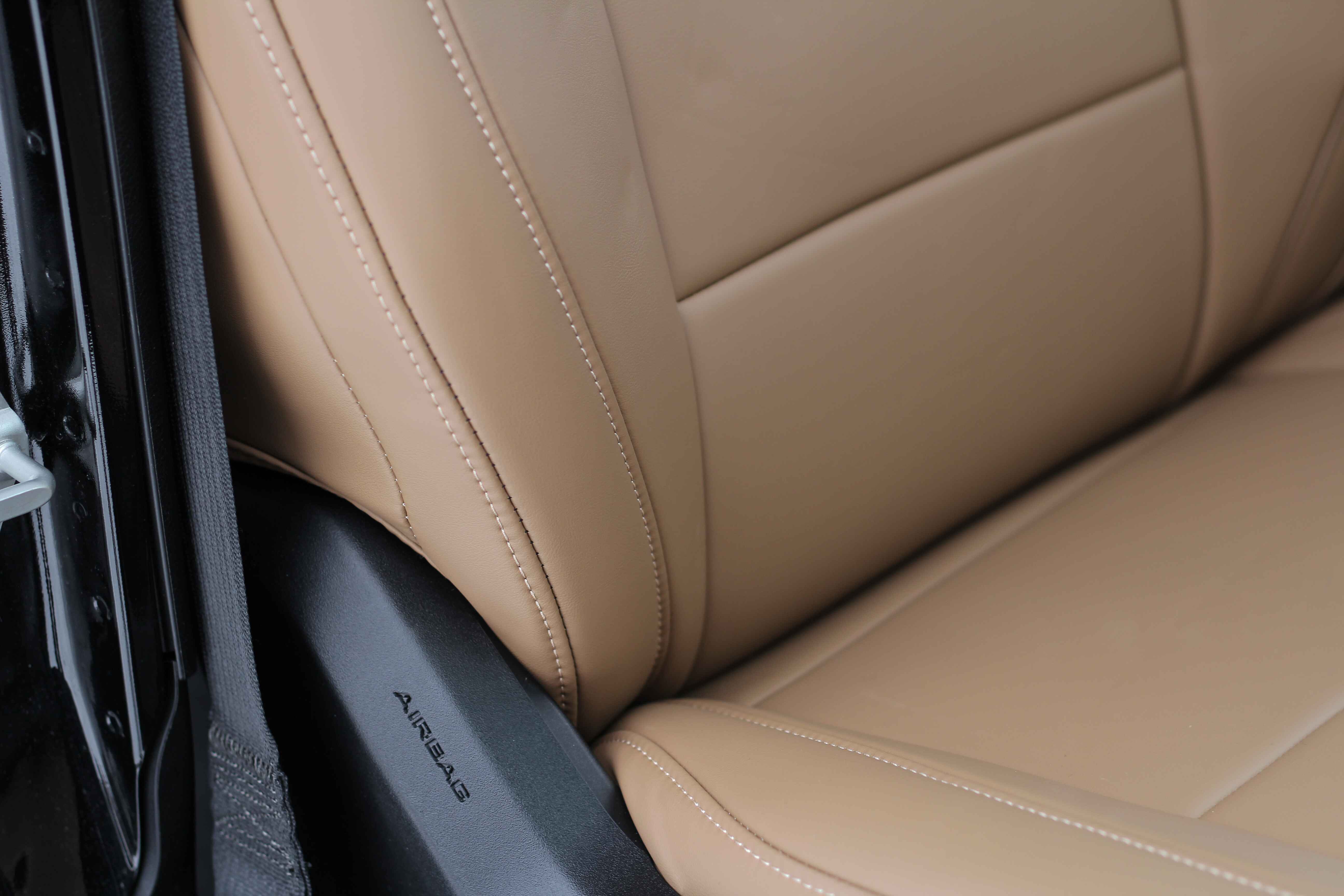 Beige Napa Leather Seat Covers JLU