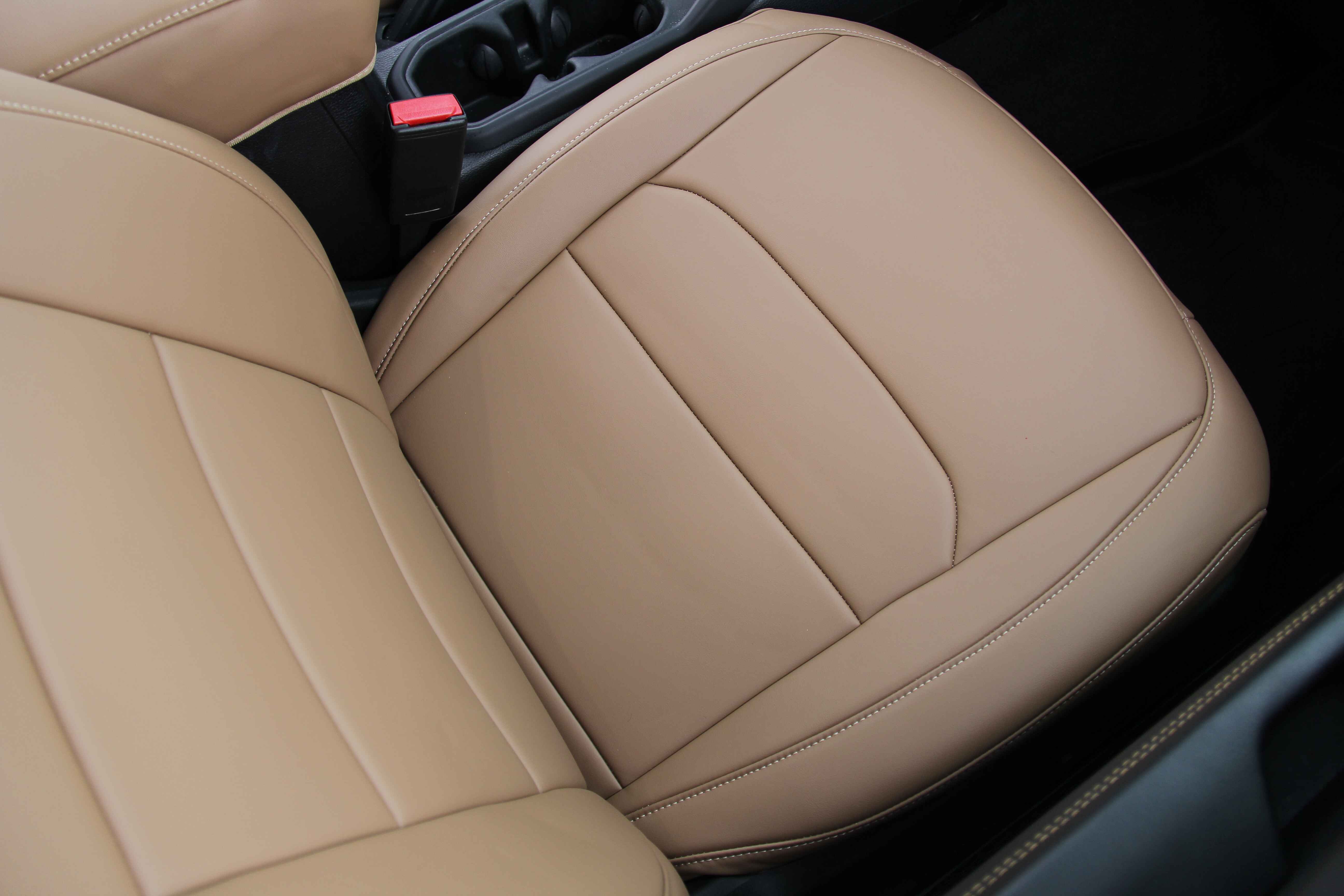 Beige Napa Leather Seat Covers JLU